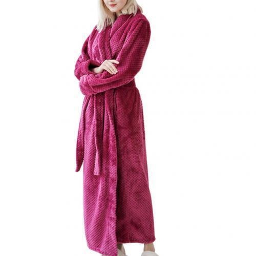 Warm Fleece Winter Bathrobe