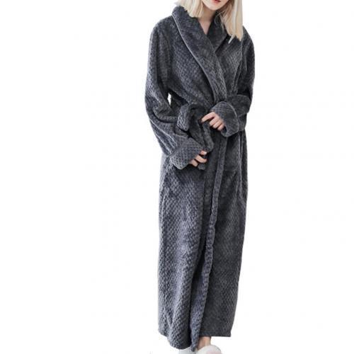 Warm Fleece Winter Bathrobe