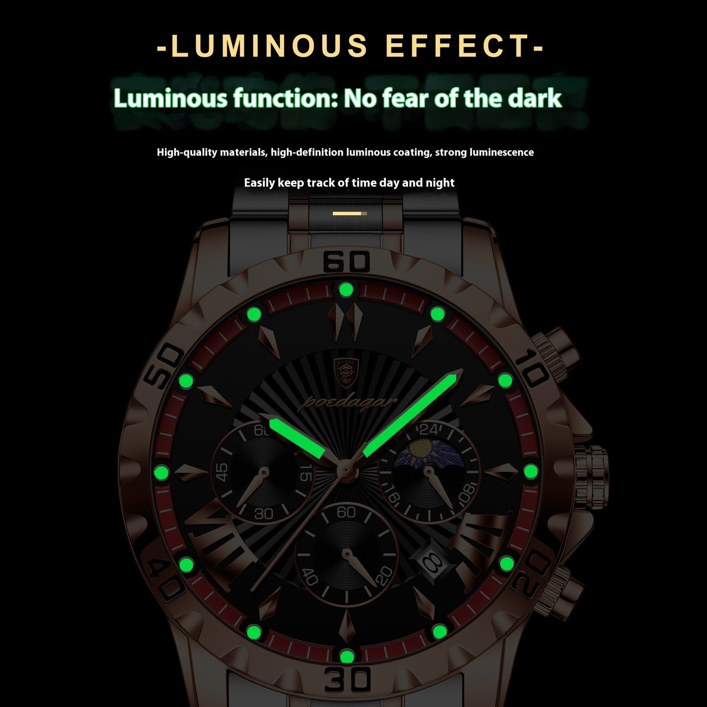 Men's Luminous Quartz Watch