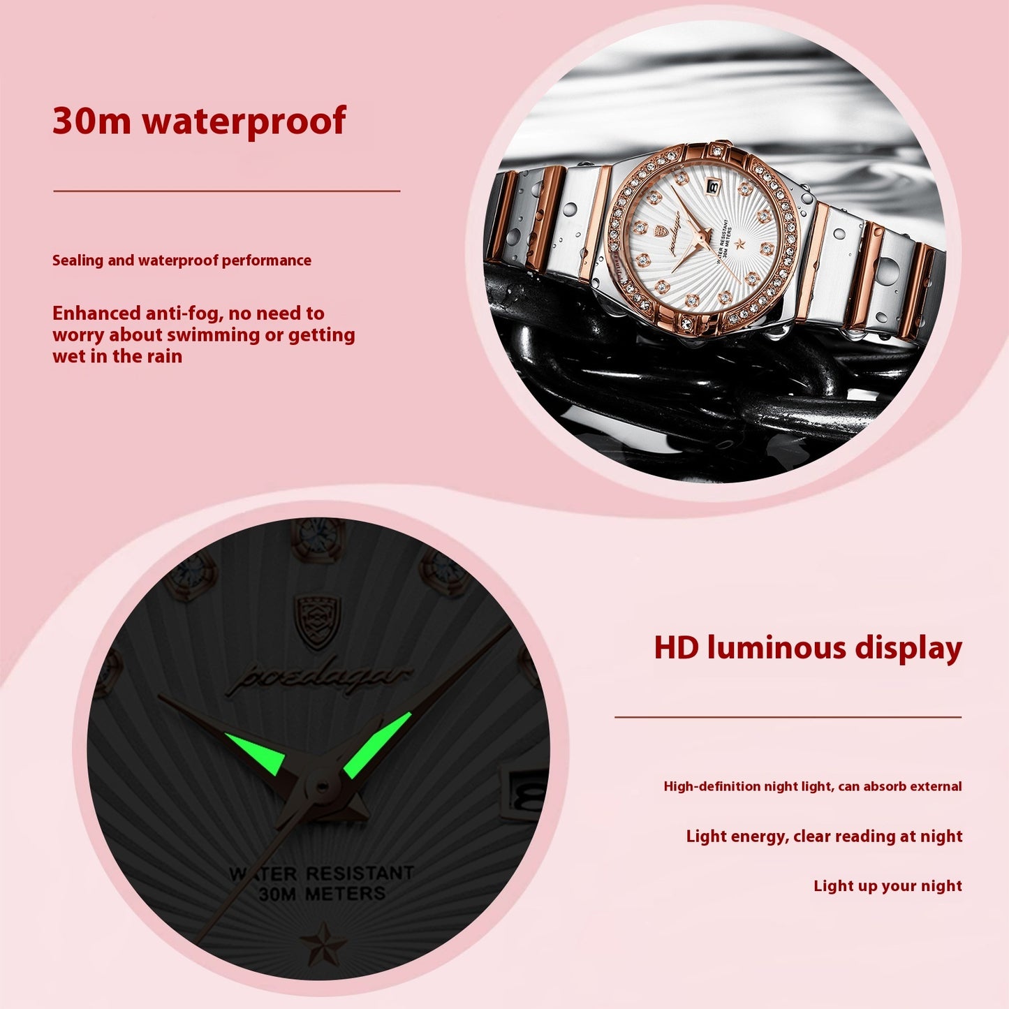 Waterproof Luminous Watch