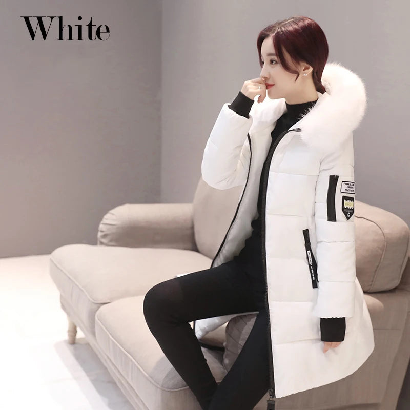 Winter Fur Collar Hooded