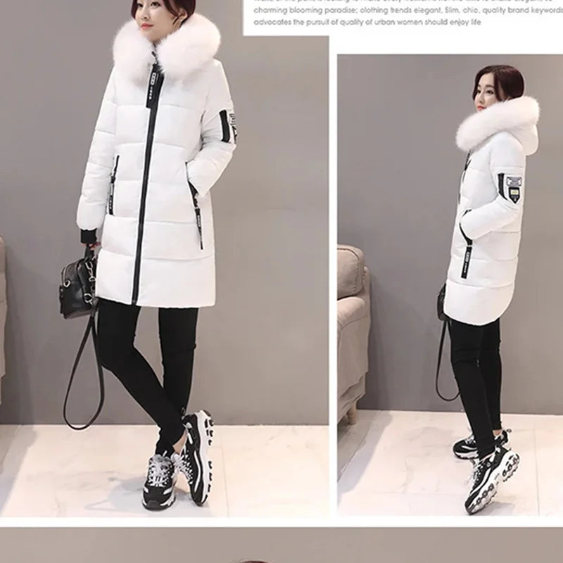 Winter Fur Collar Hooded