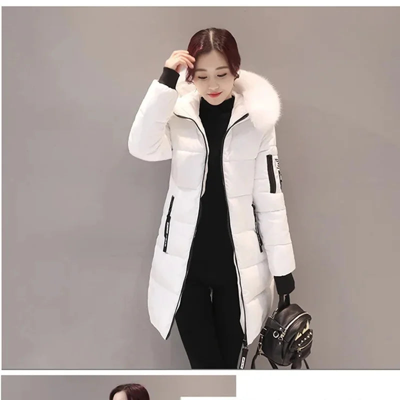 Winter Fur Collar Hooded