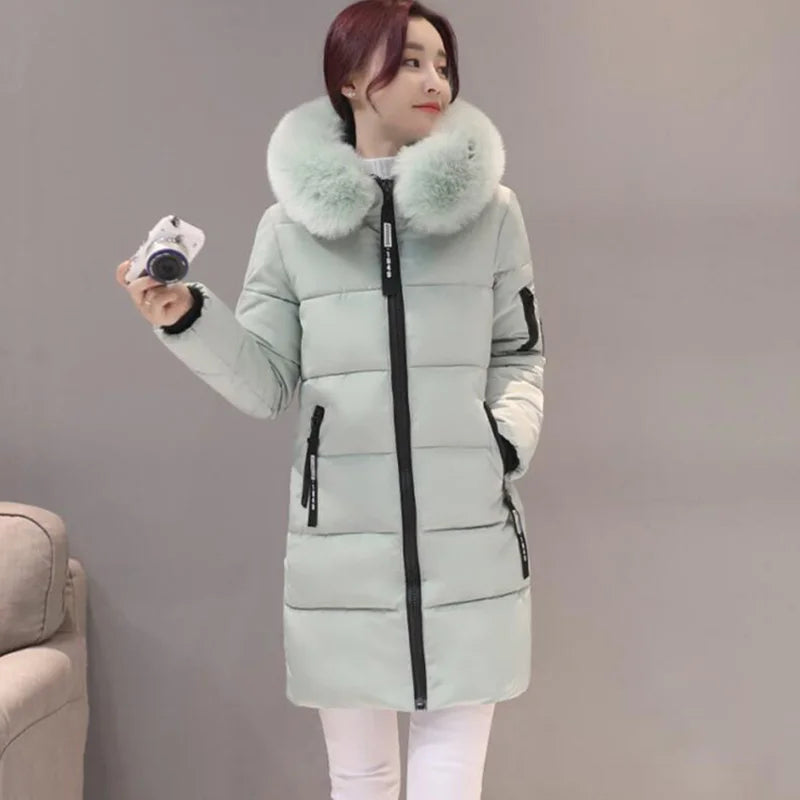 Winter Fur Collar Hooded