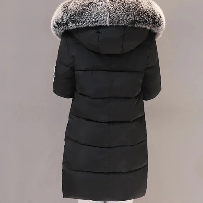 Winter Fur Collar Hooded