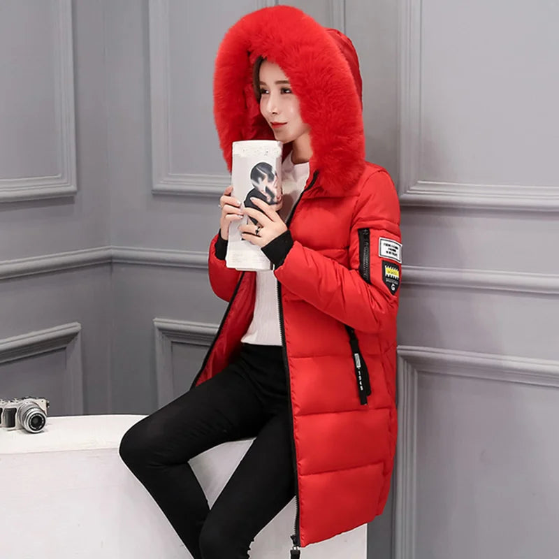 Winter Fur Collar Hooded