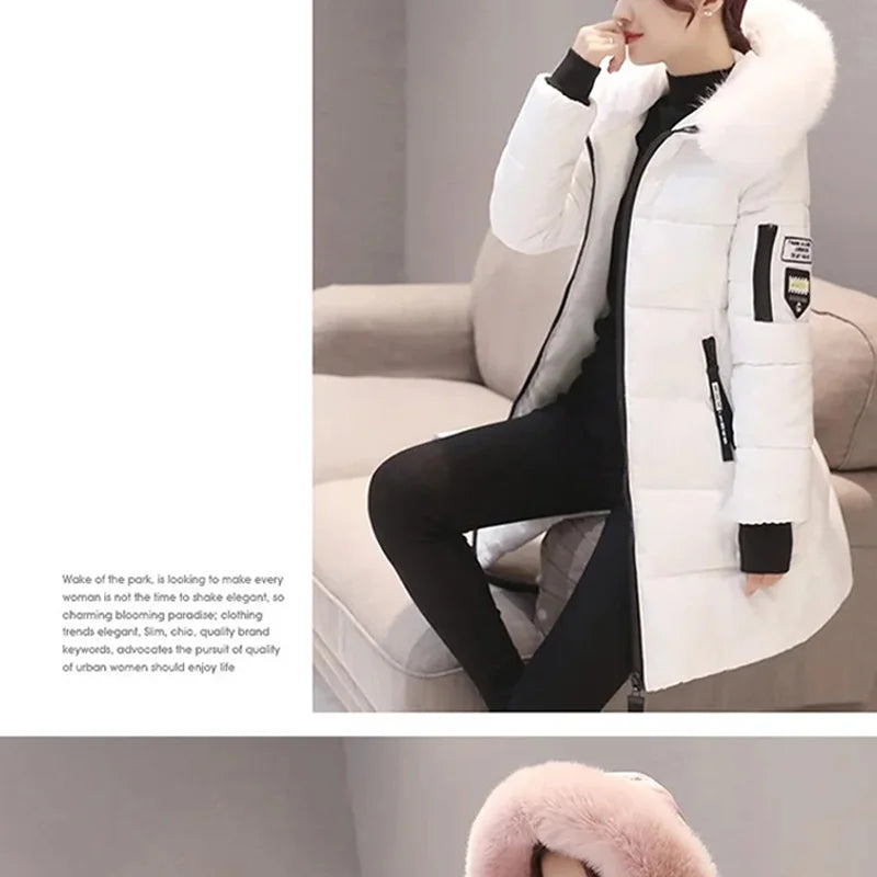 Winter Fur Collar Hooded