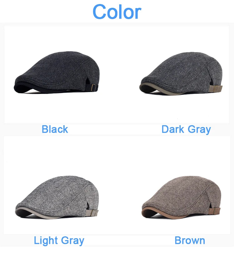 Wool Newsboy Cap