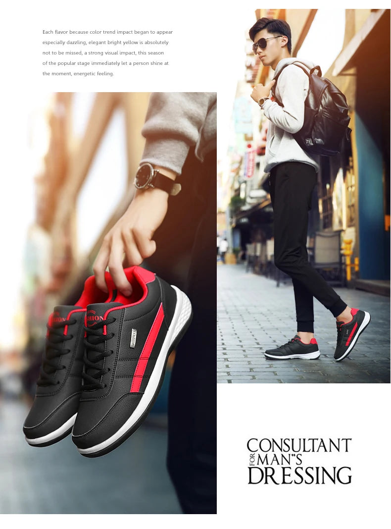 Leather Sneakers for Men