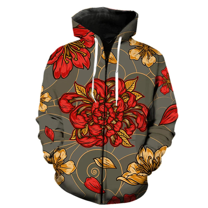 Dragon 3D Zipper Hoodie