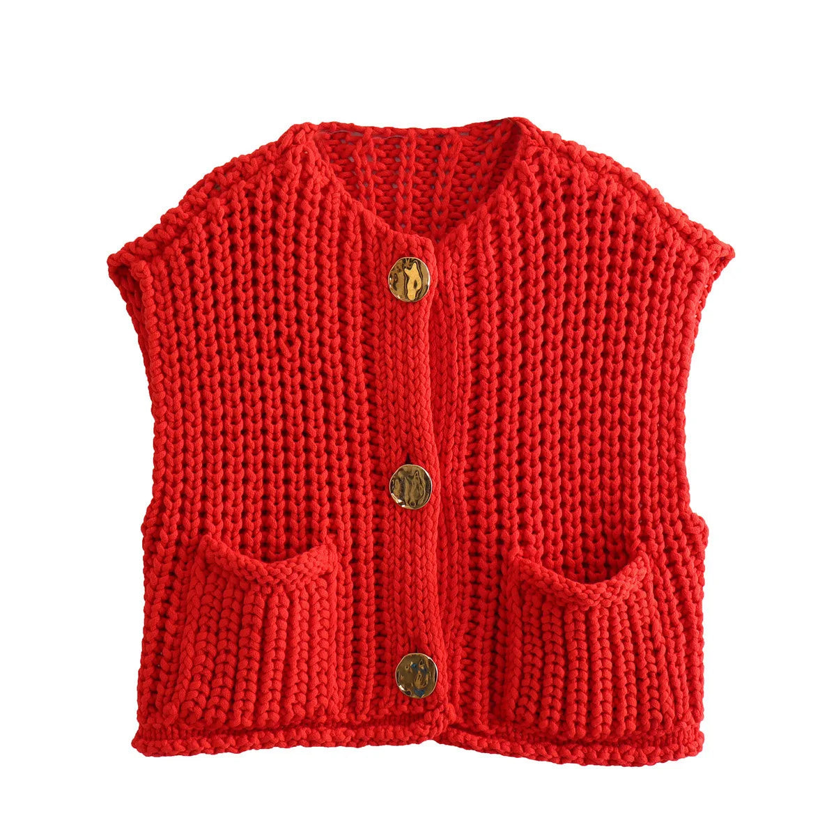 Fashion Crop Sweater Vest