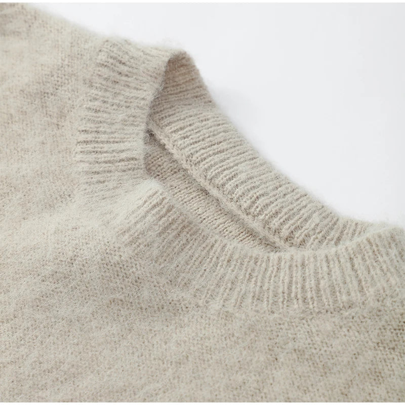 Elegant Mohair Knitted Pullover