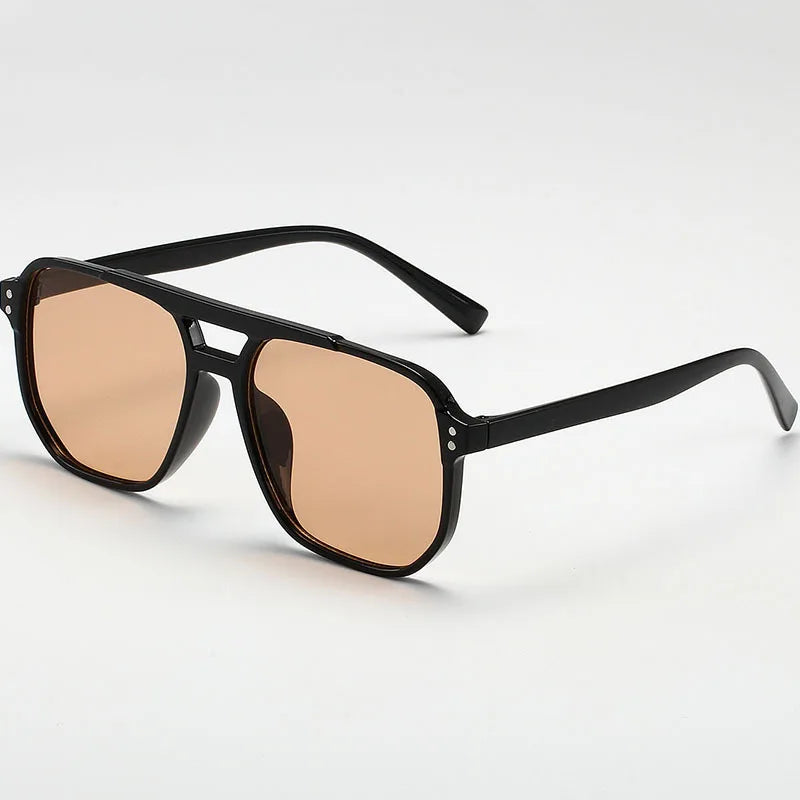 Unisex Vintage Big Square Sunglasses