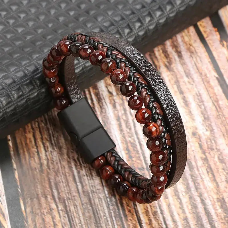 Multi-Layer Leather Bracelet