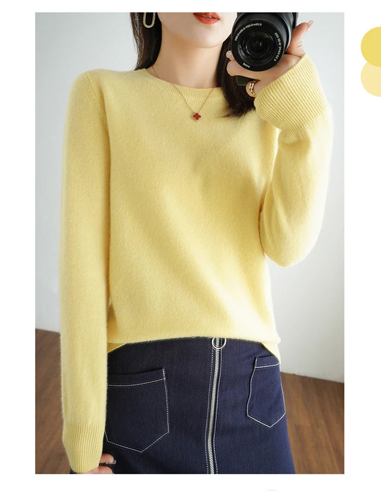 Cashmere Crew Neck Sweater