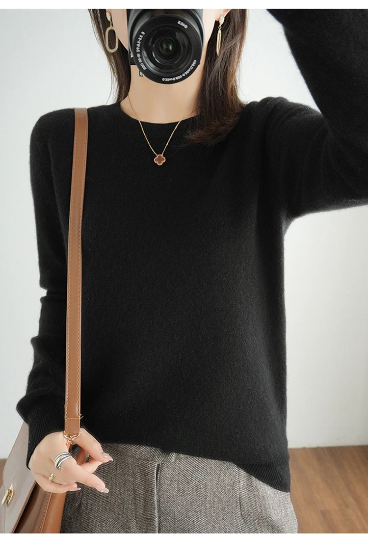 Cashmere Crew Neck Sweater