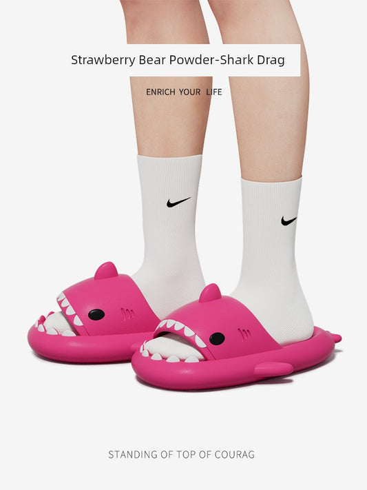 Strawberry Bear  Shark Slippers