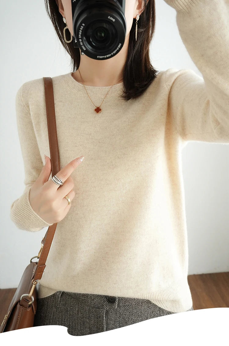 Cashmere Crew Neck Sweater