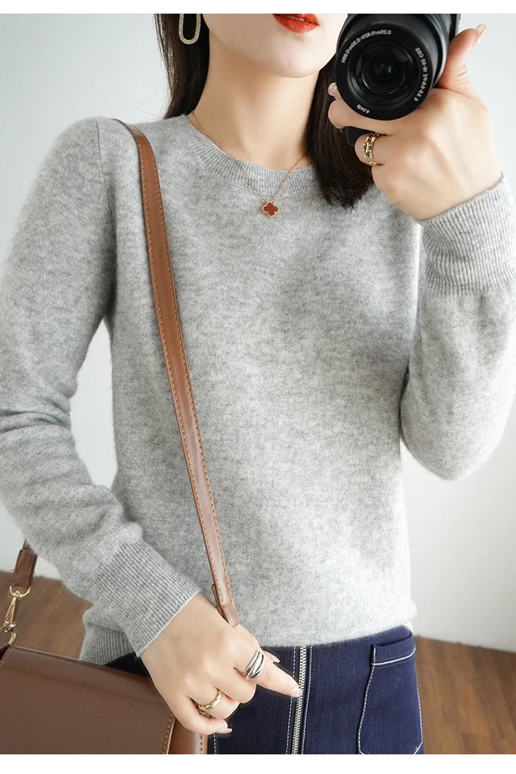 Cashmere Crew Neck Sweater