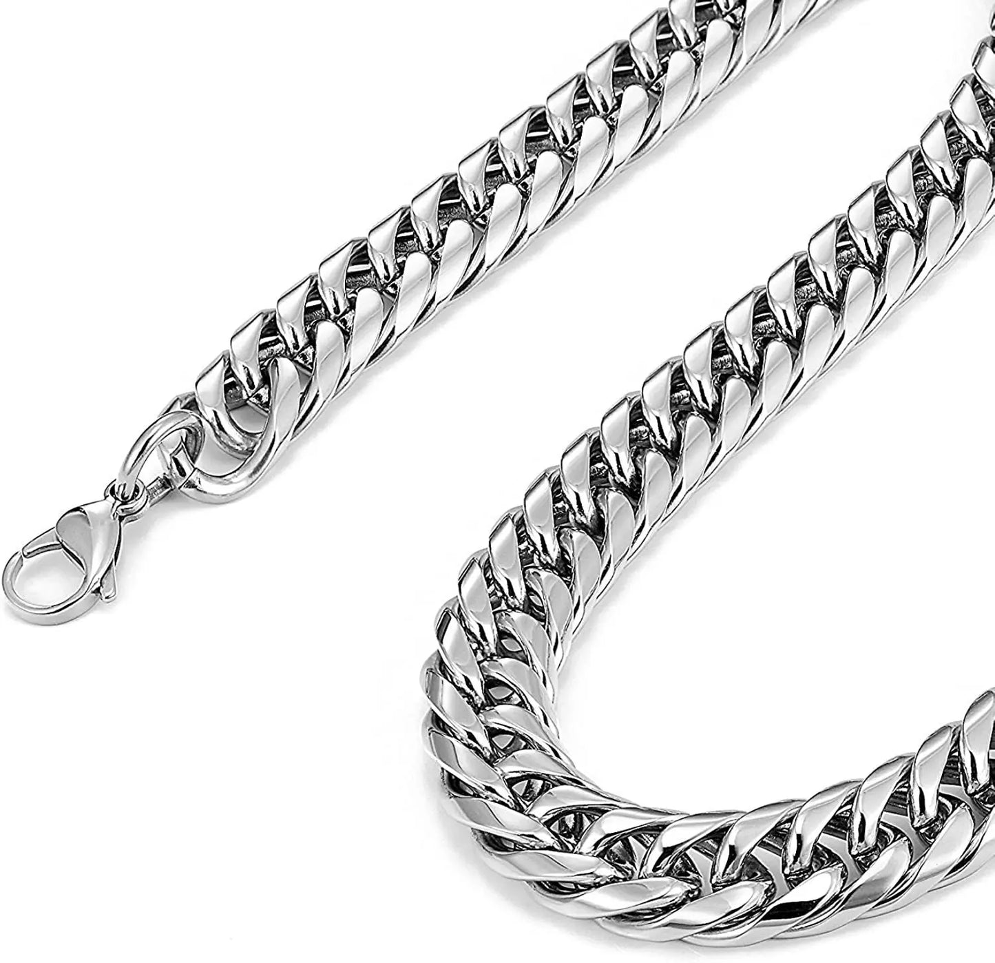 Stainless Steel Cuban Chain Bracelet