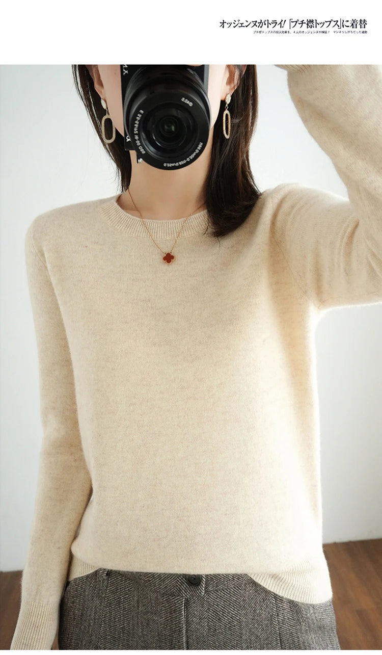 Cashmere Crew Neck Sweater