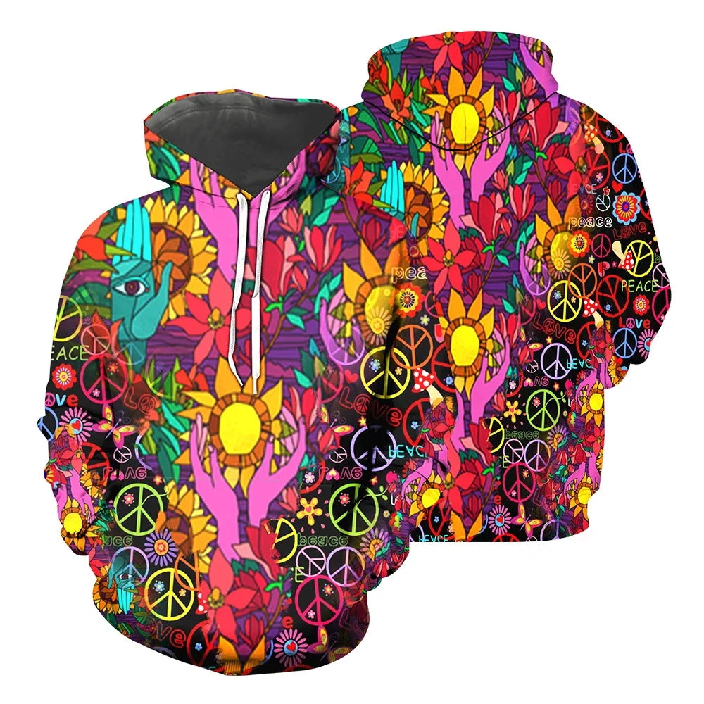 Psychedelic Guitar Hoodie