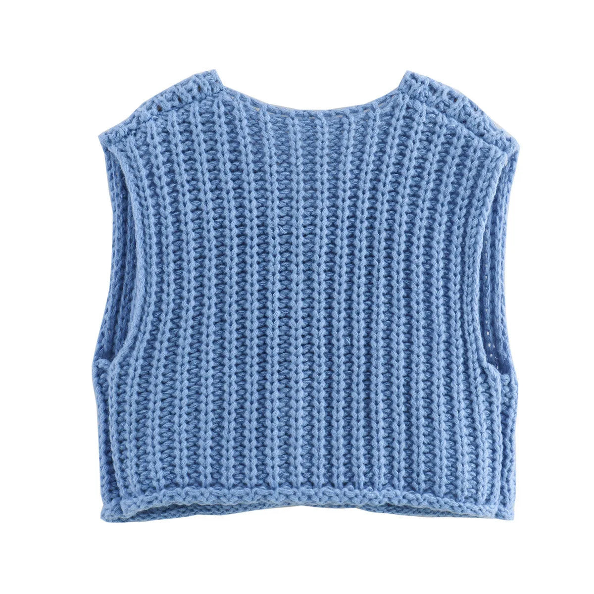 Fashion Crop Sweater Vest