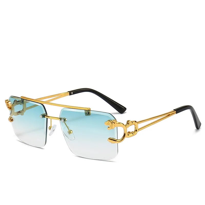 Rimless Square Luxury Sunglasses