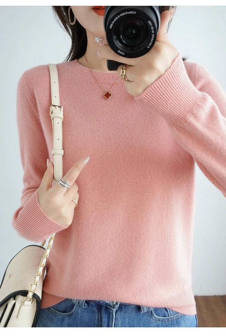 Cashmere Crew Neck Sweater