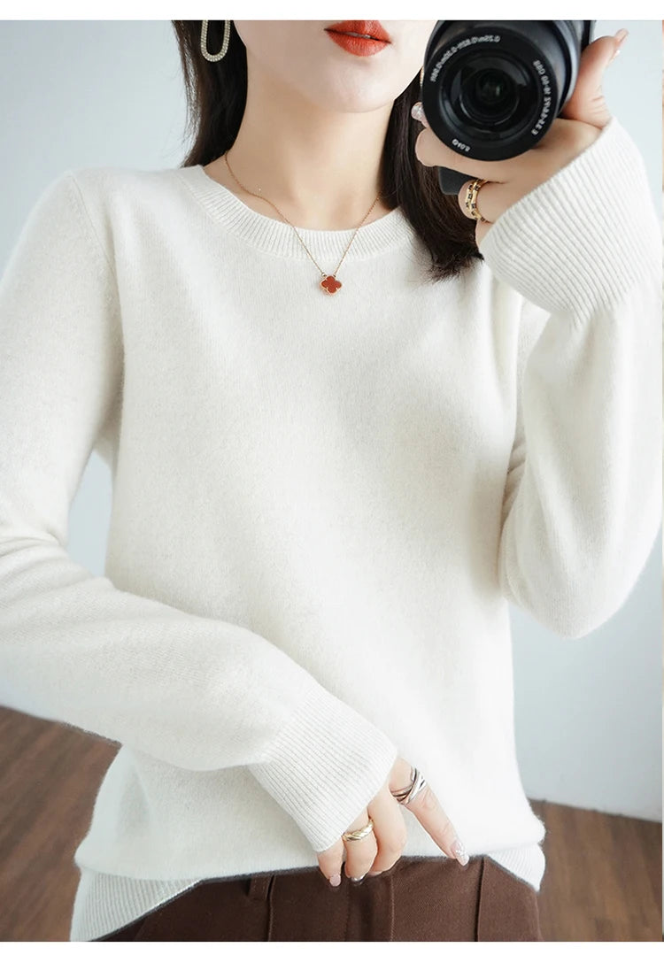 Cashmere Crew Neck Sweater