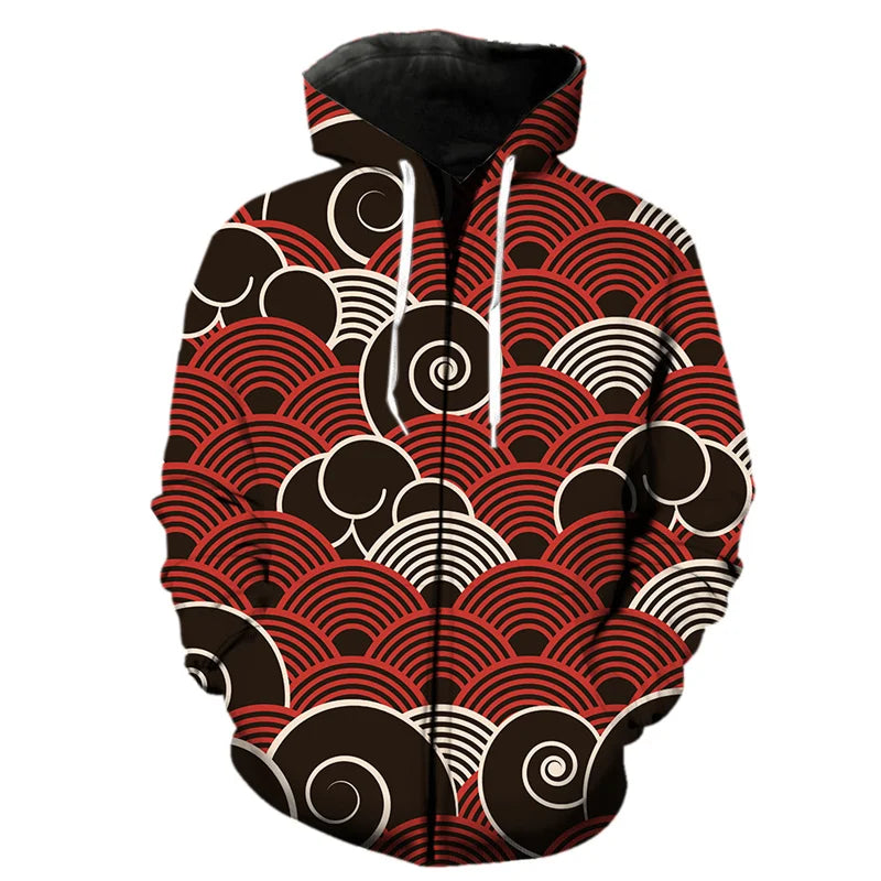 Dragon 3D Zipper Hoodie