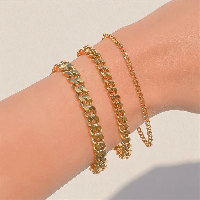 Curb Cuban Chain Bracelet