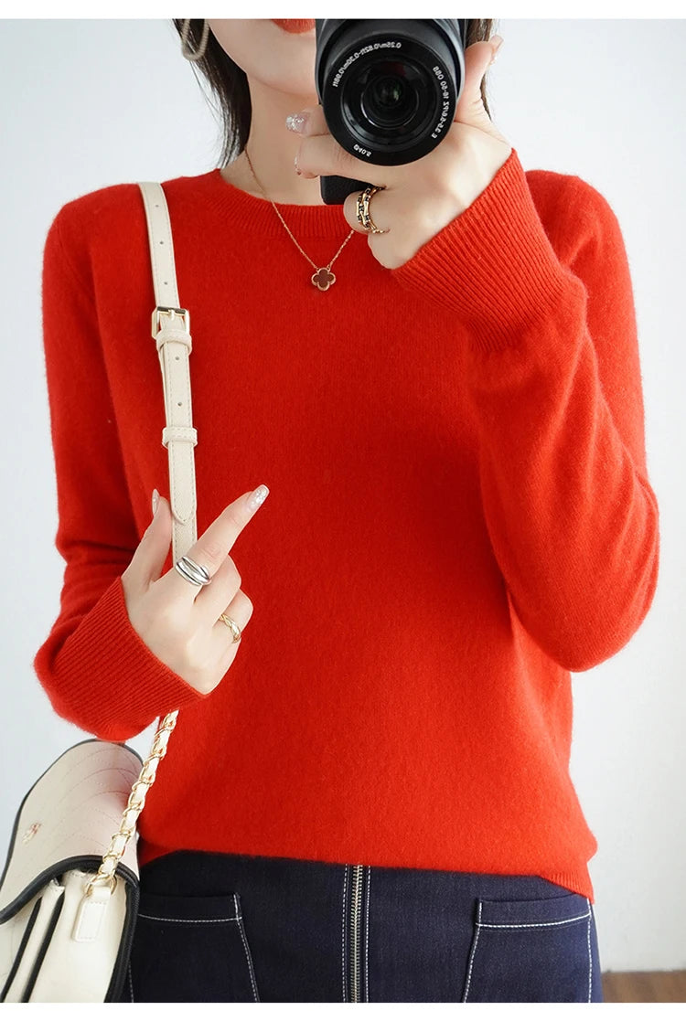 Cashmere Crew Neck Sweater