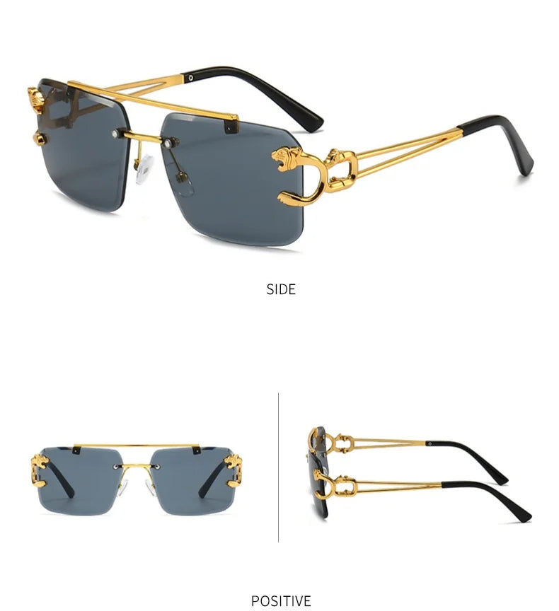 Rimless Square Luxury Sunglasses