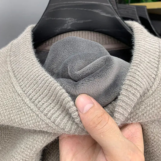 Fleece O-Neck Sweater