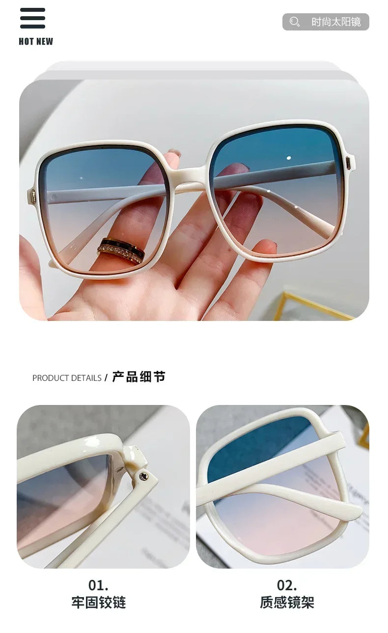 Oversized Rectangle Sunglasses