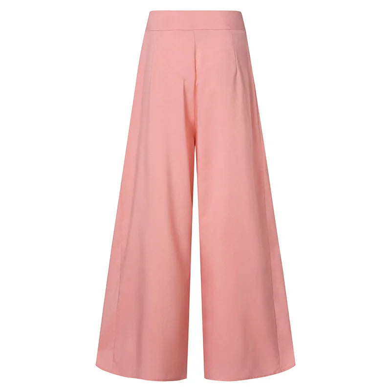 High Waist Wide Leg Pants