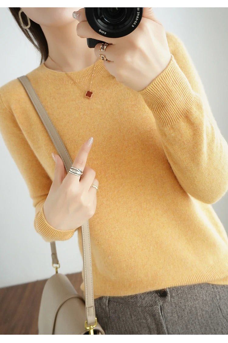 Cashmere Crew Neck Sweater