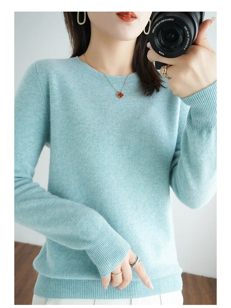 Cashmere Crew Neck Sweater