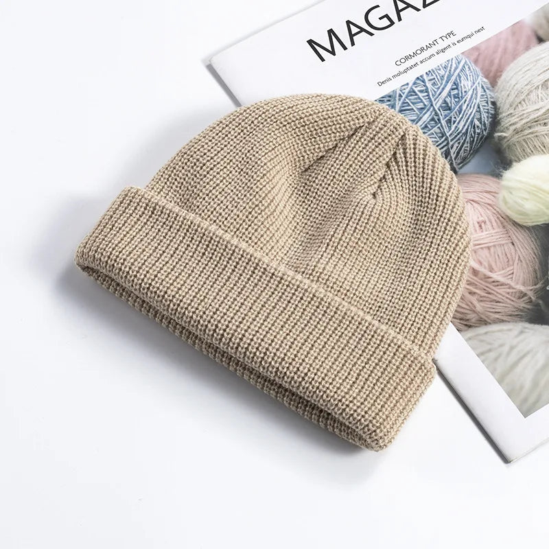 Unisex Wool Knit Beanie