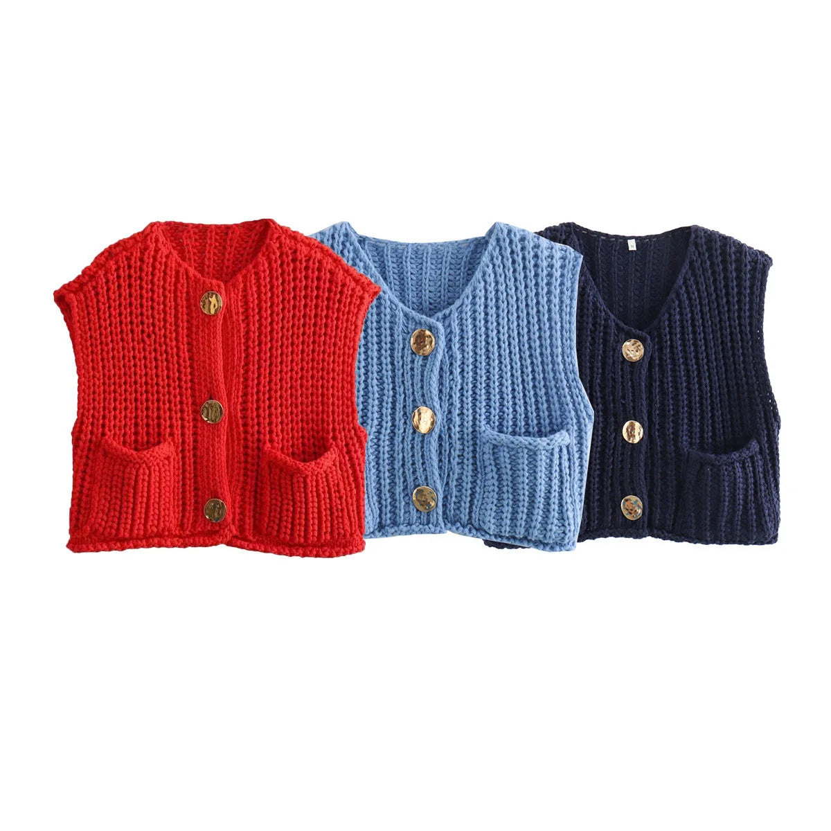 Fashion Crop Sweater Vest