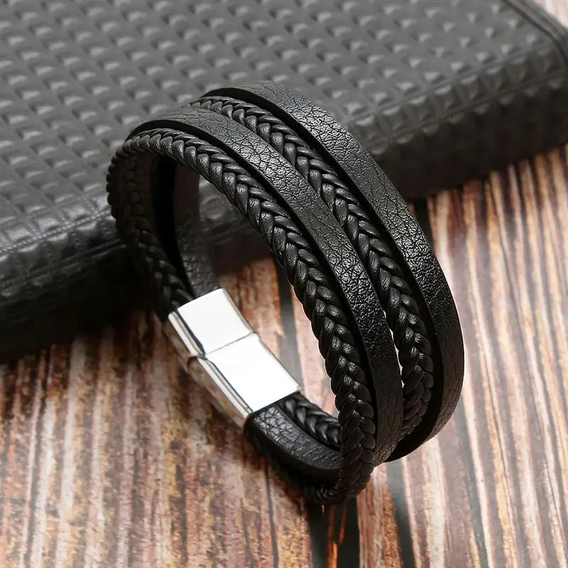 Multi-Layer Leather Bracelet