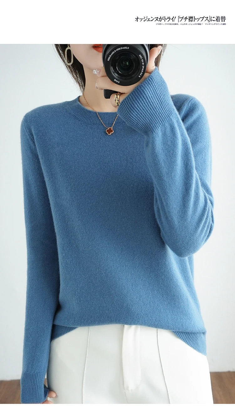 Cashmere Crew Neck Sweater