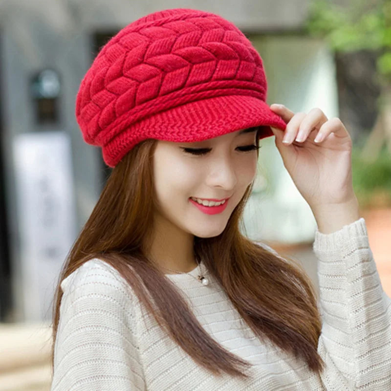 Knitted Winter Beret