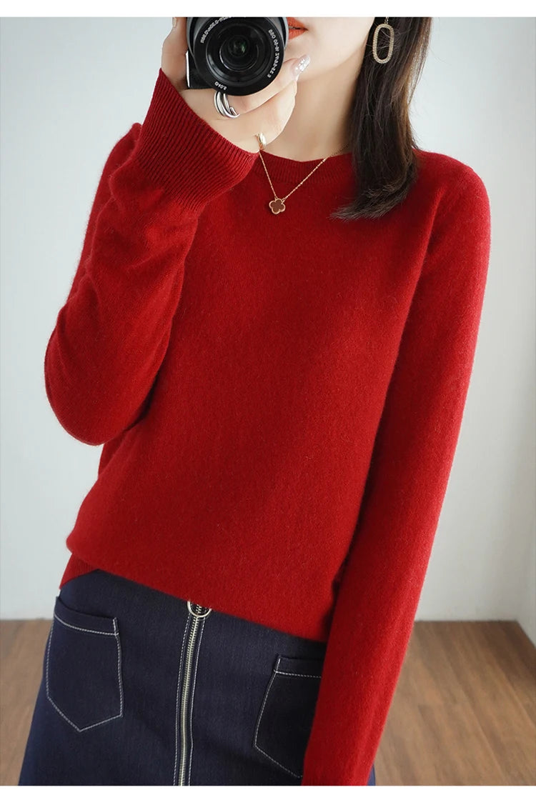 Cashmere Crew Neck Sweater