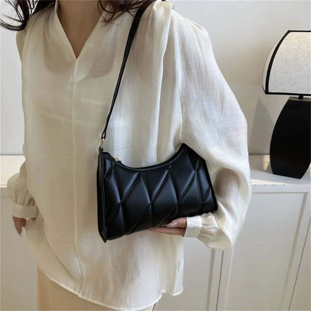 Black PU Leather Bag