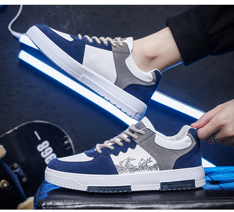 Breathable Lace-Up Sneakers