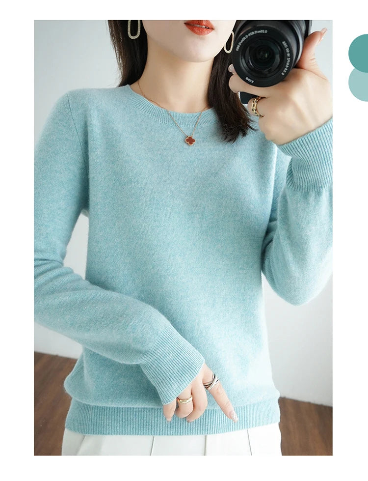 Cashmere Crew Neck Sweater