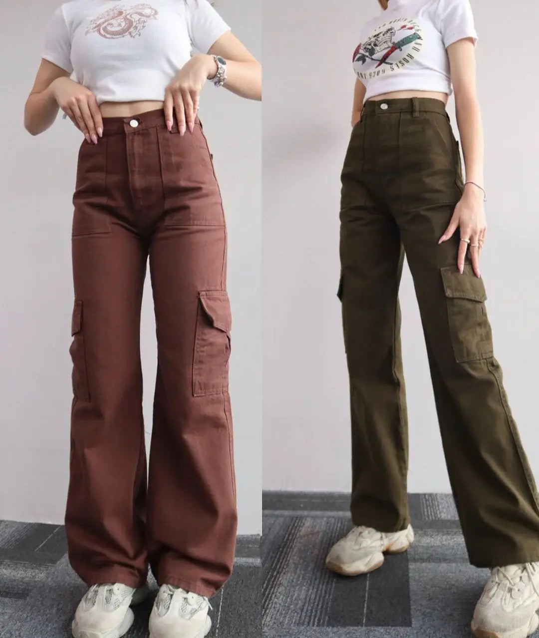 Cargo Wide Leg Pants