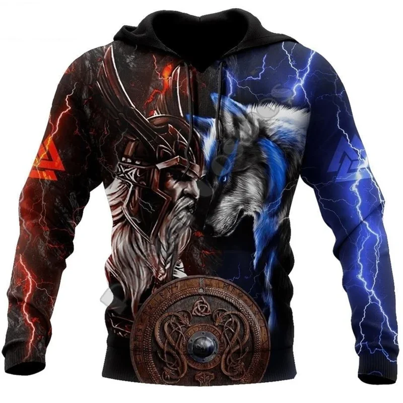 Wolf Animal Men's 3D Hoodie